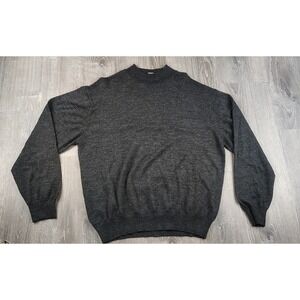Tricots St. Raphael Extra Fine Merino Wool Large Sweater Mock Neck Pullover **‎